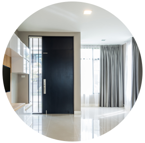 Porte d'entrée PVC